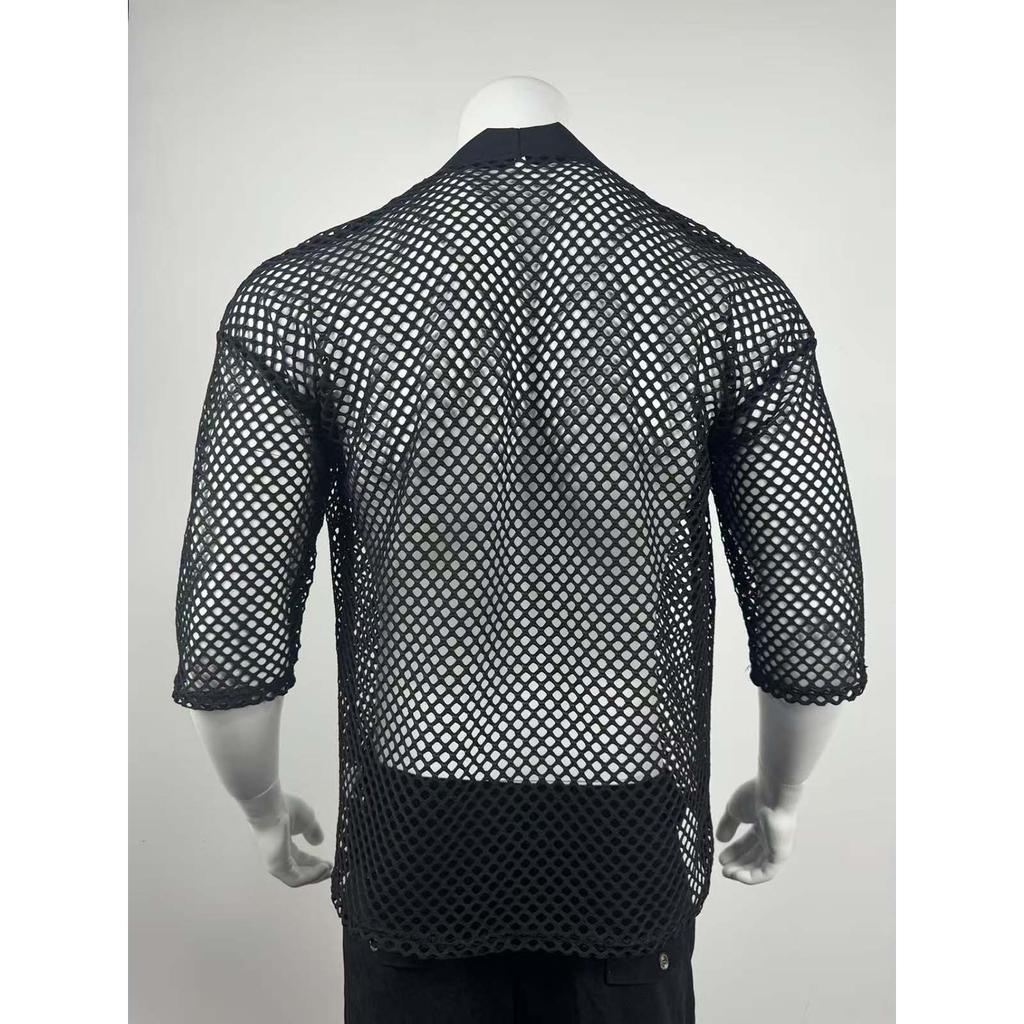 Men's Sleeveless Solid Color Sports V-neck Base Shirt, Swing Neck Vest