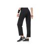 Li Ning Fitness Series Einfarbige High Waist Straight Leg Freizeithose Damenhose Schwarz AYKT642-3