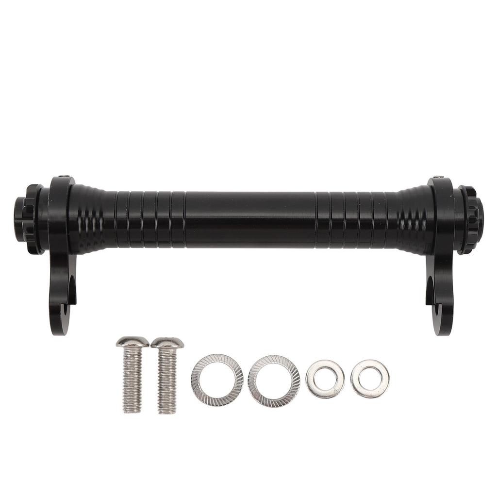 Folding Cycle Extension Rod Aluminum Alloy Strong Load Bearing Adjustable Portable High Strength Wheel Extension Bar Black