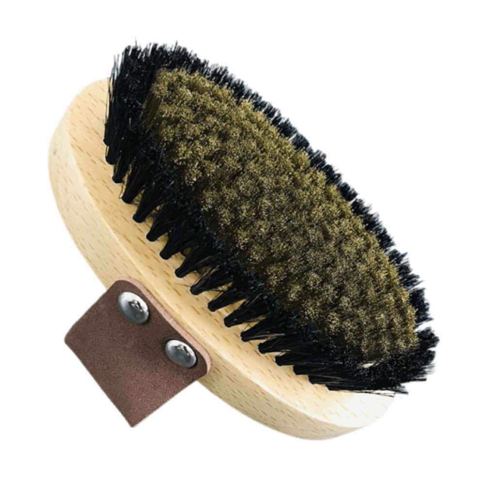 

Bristle Chicken Skin Exfoliatin Dry Brush Wood Meridian Massage Brush Cellulite Muscle Brush Home Brown