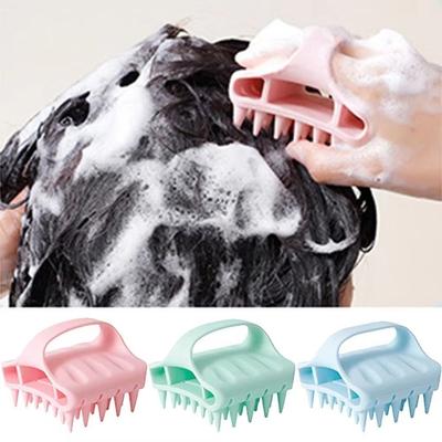 Doppelseitige Silikon-Badebürste Reinigung Massage Weiche Borsten Duschbürste Multifunktionale Körper-Shampoo-Bürste Zum Peelen