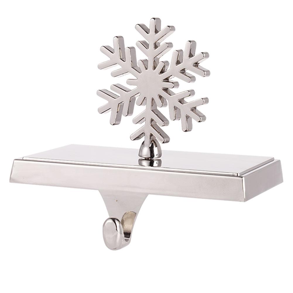 Fireplace Hook Elk Hook Festival Holiday Moose Silver Snowflakes Snowmen Stainless Steel Christmas Trees Household