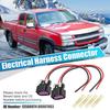 2 Set Electrical Harness Connector Fan Pigtail Connector Fit for GM for Chevy