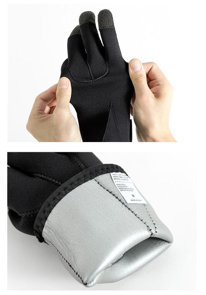 Kevlar Diving Gloves: Non-slip, Scratch-Resistant, Warm, Cold Protection for Snorkeling and Crab Catching.