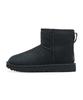 Ugg [Women] Overlock Stitch Mini Boots (Classic Mini Ii) - Black / 1016222Blk