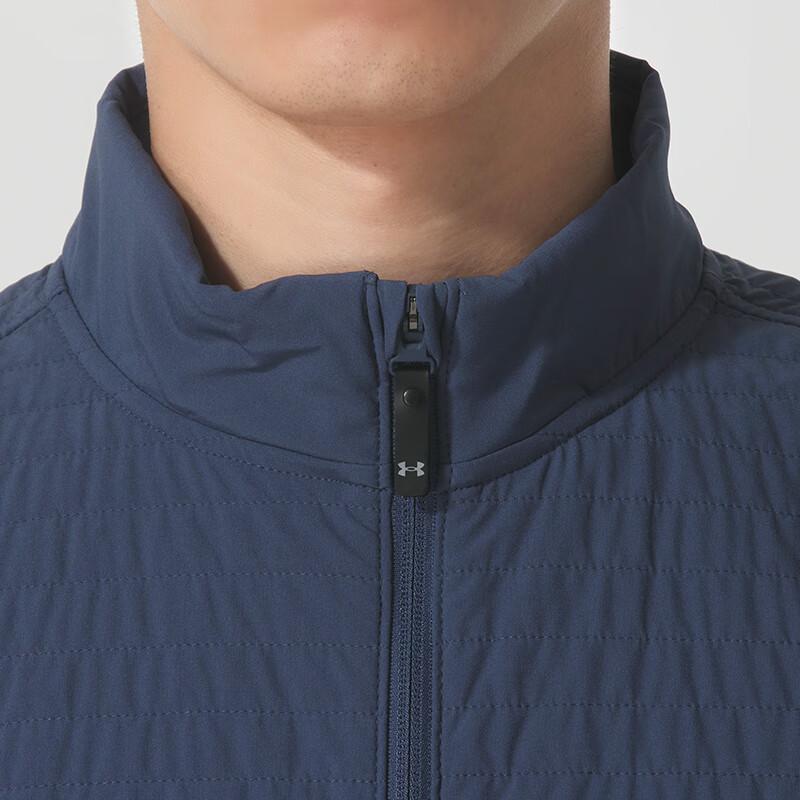 Under Armour Logo Windproof Sports Casual Stand Collar Comprehensive Training Jacket Men Jacket 6005669-044