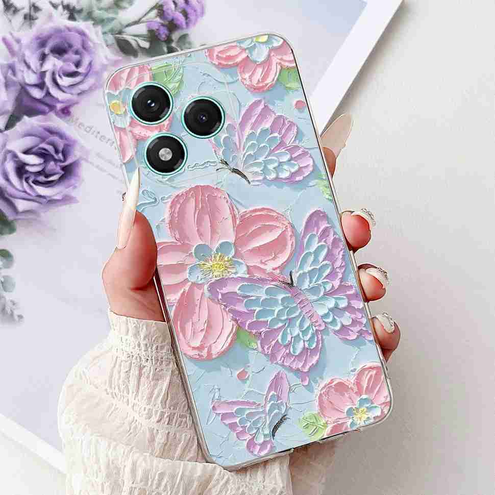 For Honor 400 Lite Casing ABR-NX1 Animal Butterfly Cover Soft Silicone Case For Honor 400 Honor400 Lite Protectors Phone Shell
