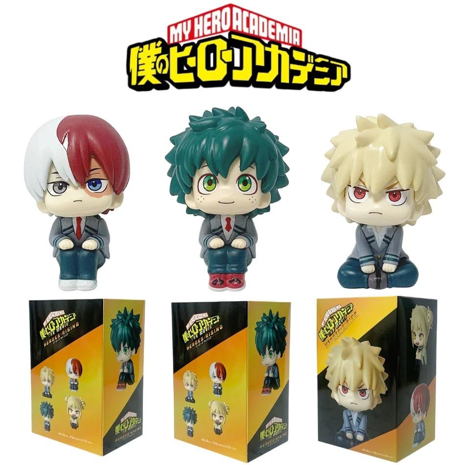My Hero Academia Chibi Figurine - Izuku Midoriya / Tomura Shigaraki / Katsuki Bakugo / Shoto Todoroki - Anime Action Figure Toy