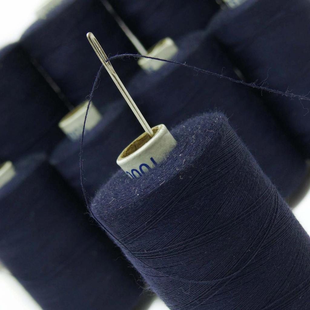 Overlock-Nähspule, Handmaschine, Polyester, kastanienbraun, Röhre, Serger, 800 Meter