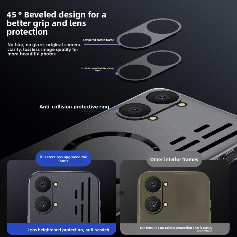 Luxury Ice Feel Heat Dissipation Case For Xiaomi POCO X8 Pro Max X7 F8 Ultra F7 M8 Pro 15T Pro Ultra Thin Magnetic Protect Cover