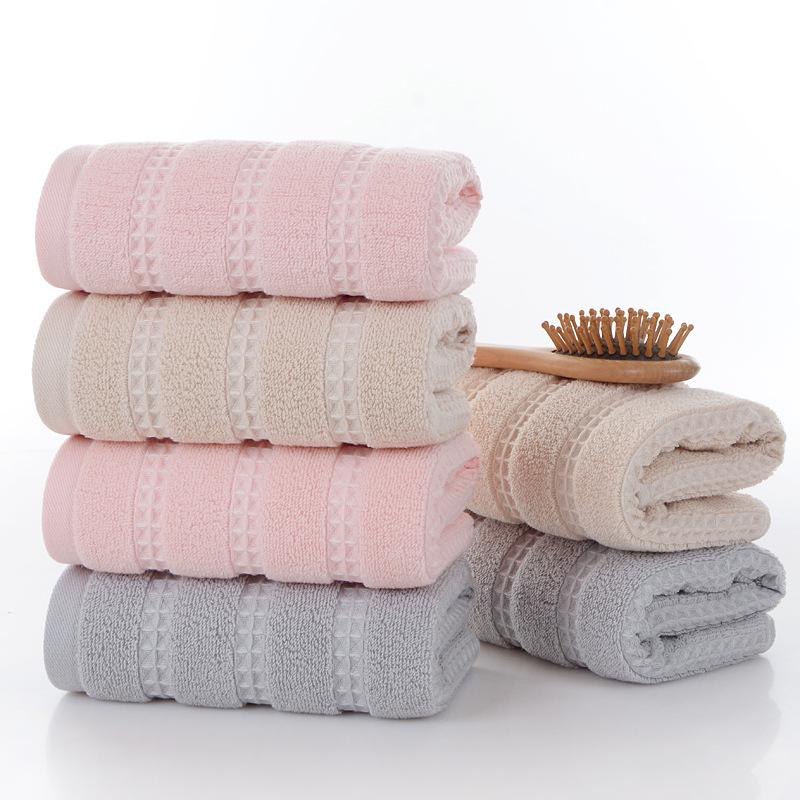 Thickened Full Cotton Face Towel - High Absorption, Embroidered Gift for Weddings