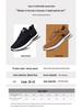 2025 Spring Men's Leather Casual Sports Shoes, Korean Style Versatile Dad Sneakers, Running & Student Footwear