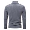 2024 Men's Trendy Fashion Zipper Cardigan Knit Sweater Jacket