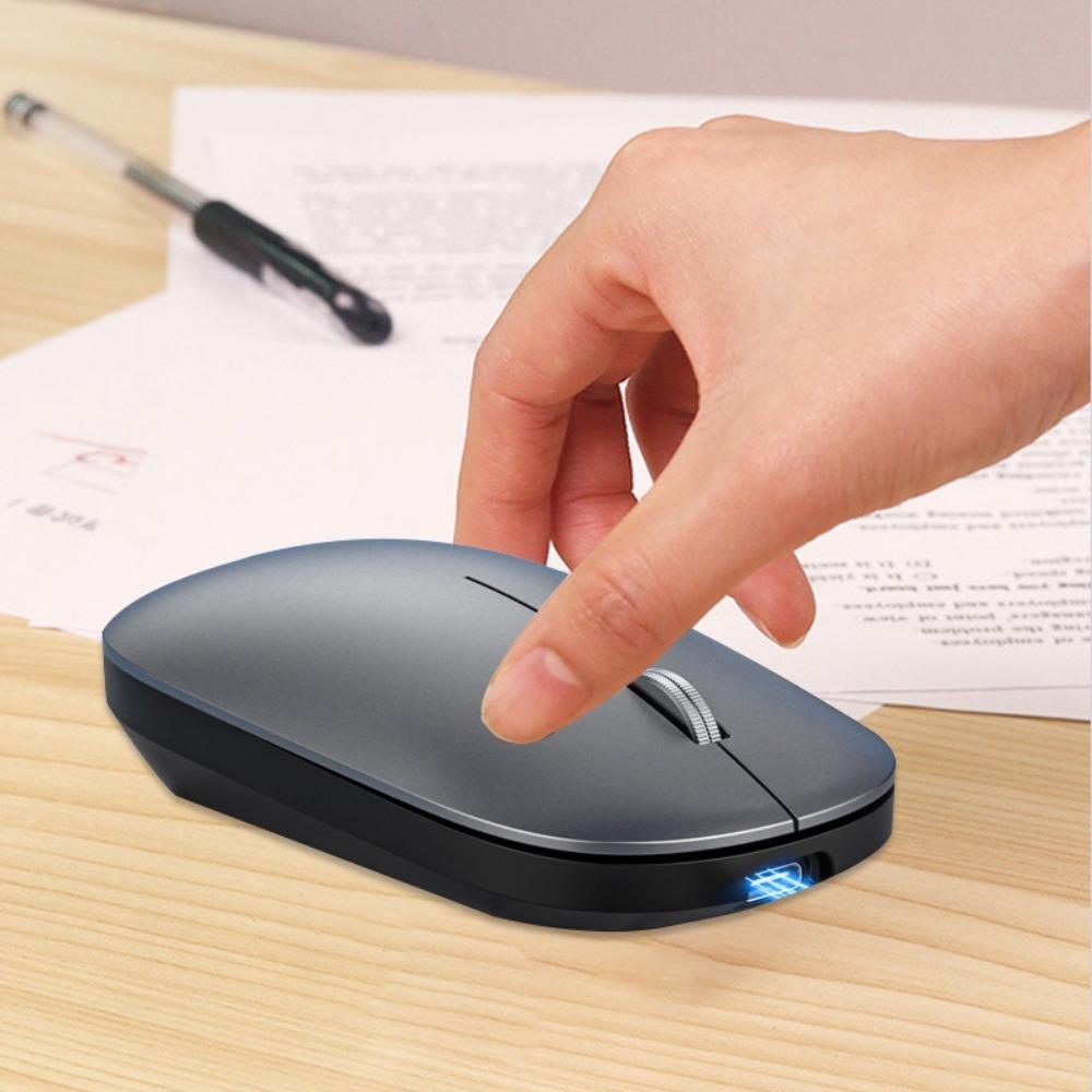 Dual-mode Computer Silent Mouse 2.4Ghz+BT Bluetooth Gaming Mouse Wireless Mouse PC/Laptop