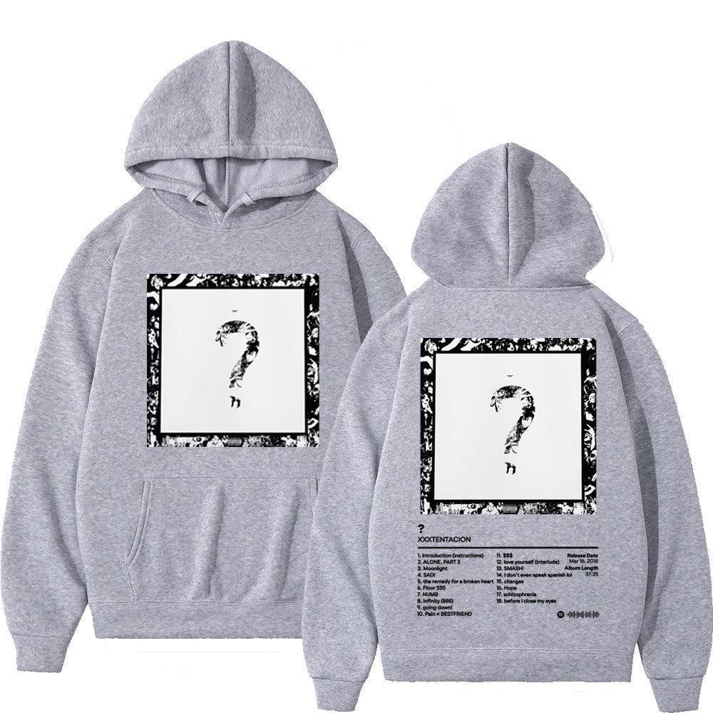 Rapper Xxx Music Album Printed Hoodies Men Women Fashion