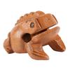 Thailand Wooden Frog Traditional Craft Lucky Wood Frog Croaking Musical Instrument for Home Living Room Desktop Decoration