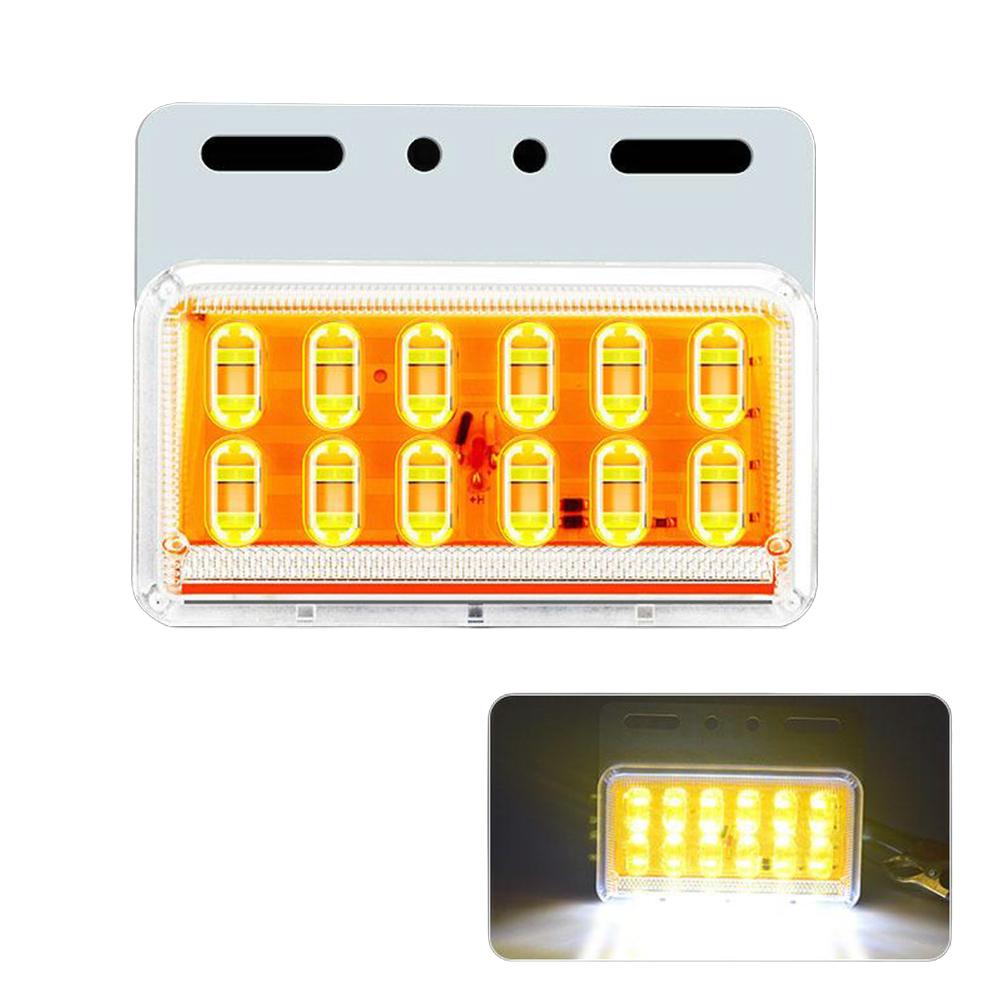 

12D Светодиодный габаритный фонарь для грузовика 24 В высокой яркости водонепроницаемый боковой фонарь подсветки земли сигнальная лампа