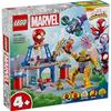 LEGO Marvel Spidey His Amazing Friends Team Web Spinner Secret Hideout Toy Educational Gift Blocks Boys Girls Children 4 Years Old 5 6 Role Play 10794