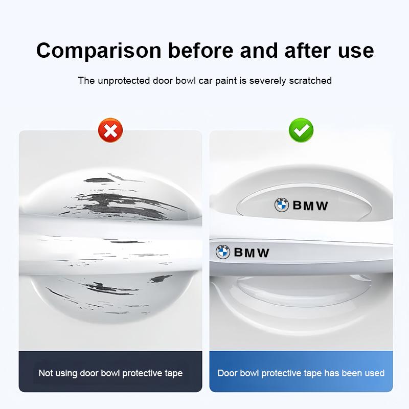 Car Door Handle Protective Film Transparent Anti-Scratch Sticker For BMW E46 E90 E60 F30 G20 X1 X2 X3 X4 X5 X6 X7 I3 I4 I5 I7 M2