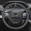 Coprivolante in Pelle Scamosciata da 38 cm Accessori per Peugeot 208 308 206 307 207 3008 407 508 5008 301 406 408 607 4008