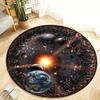 3D Visual Round Rug Living Room Floor Mat Decorative Anti-Slip Area Rug for Bedroom Dining Room Playroom Home Farmhouse Decor