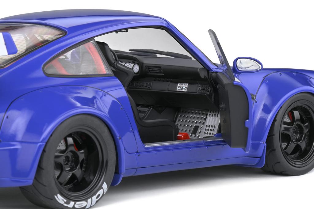 scale Porsche 911 964 RWB SOLIDO scale 911 964 RWB RAUH WELT 1992 BLUE 1807503 1/18 1/18