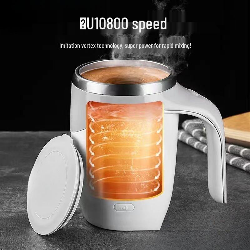 Akumulacyjny Automatyczny Magnetyczny Kubek do Kawy Mieszający - Niemiecki Design