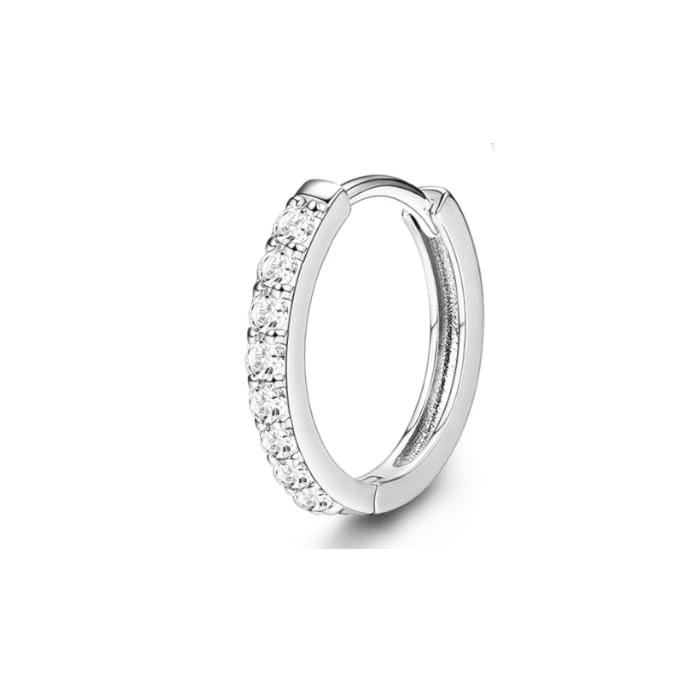 Bobisty Surgical Steel Flat Back Earrings for Women Helix Stud Hoop Earrings Cartilage Earrings Tragus Helix Piercing Jewelry