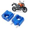 1Pair 22mm/28mm 1/8in 7/8in Motorcycle Handlebar Mount Clamps Riser Adapter CNC Aluminum Alloy Motorcycle Handlebar Clamps