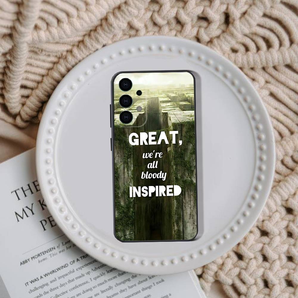 Чехол для телефона M-Maze R-Runner для Samsung Galaxy A73,30,32,72,51,53,52,71,22,5G,Note,J7,8,9 Мягкий черный чехол SamsungA01