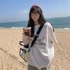 Summer Casual Fashion Printing Pullover Cotton T-shirt Women Short Sleeve All-match Tee Female Harajuku Top