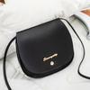 Women's bag  new Japanese and Korean style fashion simple shoulder saddle bag small fresh mobile phone change shoulder