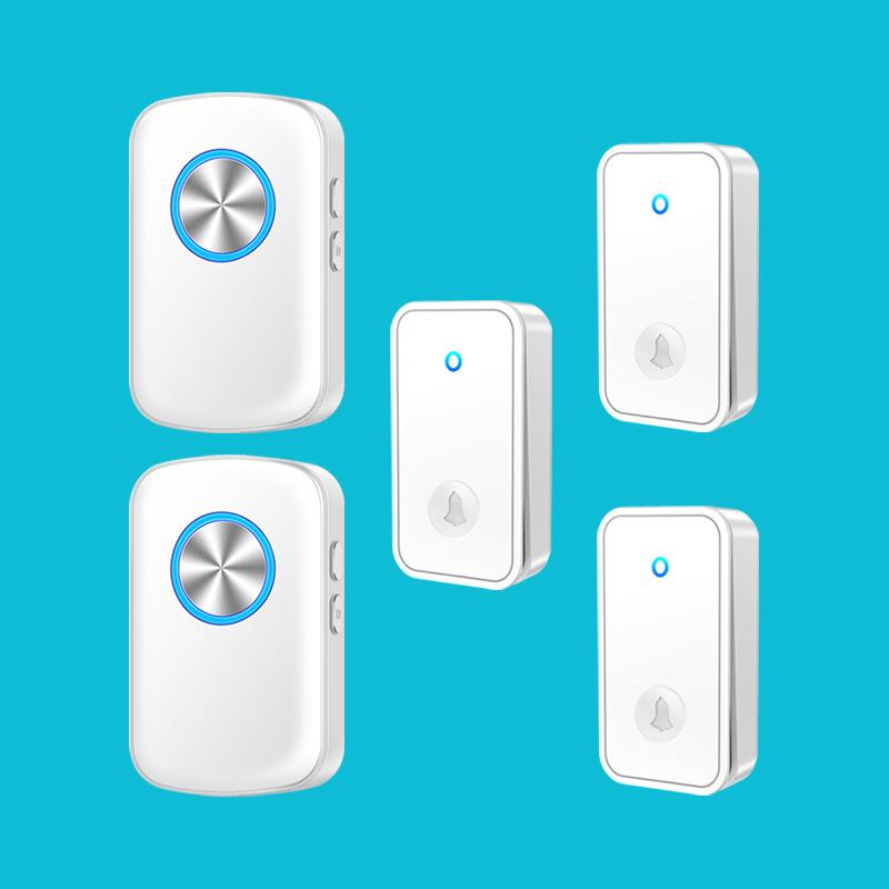 Wireless Waterproof Self-Powered Doorbell for Ultra-Long Range and Easy Elderly Access