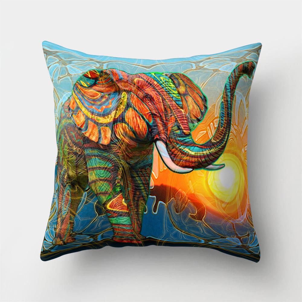 Car Cushion Pillow Case Yiwu Pillow Sofa Pillow Case Creative Home Polyester