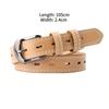 New Women's Belt Double-line Decoration Fashionable Versatile Hollow Belt Women's Pants Belt Factory