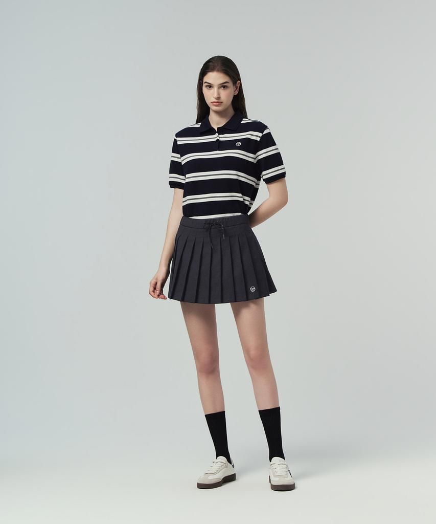 SERGIO TACCHINI W Striped Short Sleeve Polo