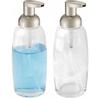 MDesign Aamazon Liquid Soap Dispenser Soap Dispenser with Syringe Glass 335 Ml 2 Pcs.