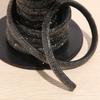 5/10yard Half Face Water Rhinestone Rope Blingbling Crystal Drawstring Pipe DIY Sandal Shoe Hairband Mobile Phone Strap Material