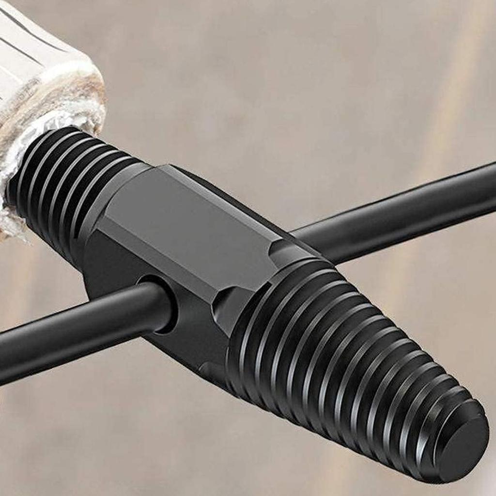 Screw Extractor- Dual-use Water Pipe Screw Removal Tool for Pipes Valve Faucet, Easy Out Stripped Screw Damaged Bolt Extractor