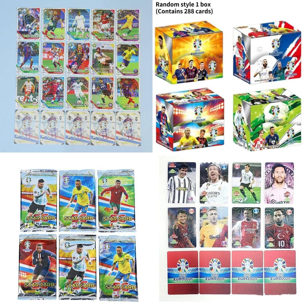 Superb Soccer Star Cards World Cup Messi Ronaldo Neymar Collectible Trading Card Set
