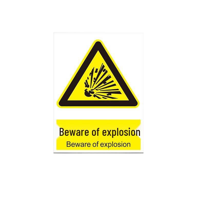 Explosion Hazard Safety Sign
