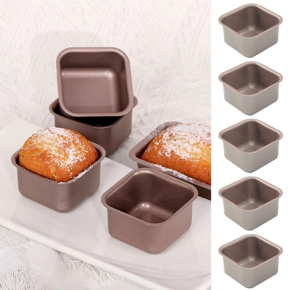 

Square Cake Mould 3pcs/set Mousse Cup New Bread Toast Mould Kicthen