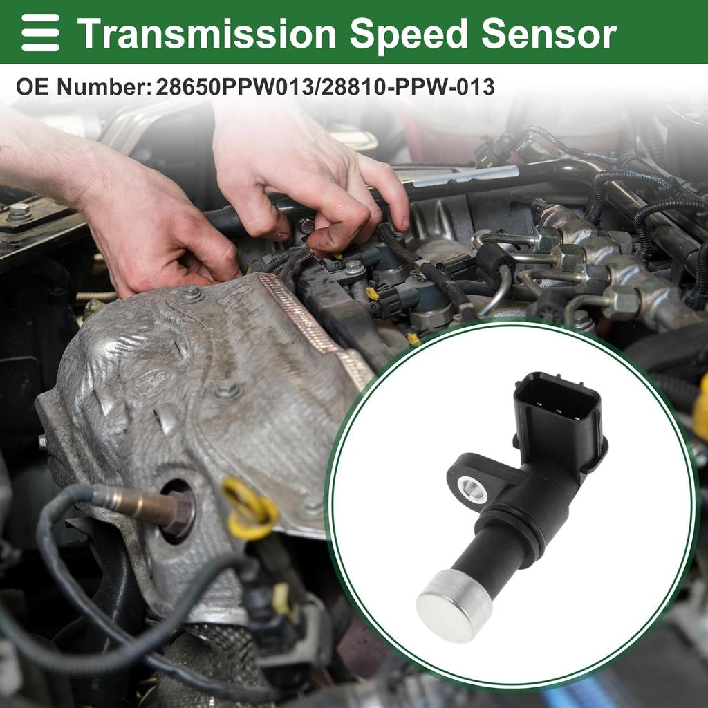 Motoforti 1 Pcs No.28810-PPW-013 Transmission Speed Sensor for Honda Accord VII 2.4 2003-2008 Sturdy Car Gear Box VSS Speed Sensor