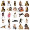 50 Crazy Monkey & Emoji Stickers - Creative Graffiti & Storage for Motorcycles