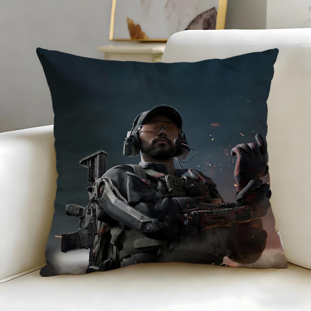 classic game Delta Force Cushion Cover Soft  EasyWash Pillow Case  Versatile for Couch Bed Travel and Office