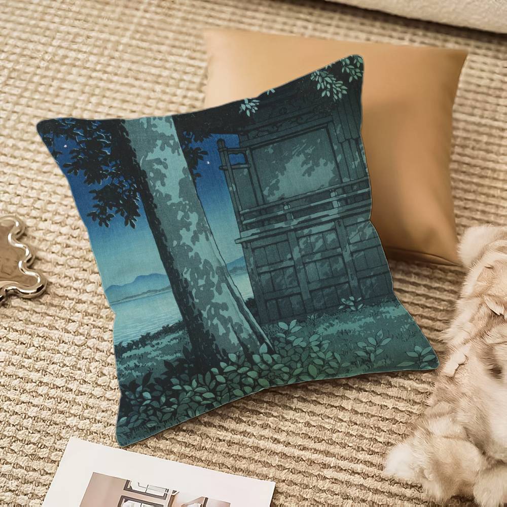 H-asui K-kawases Pillow Case Anti-dustmite Invisible zipper Sofa Bed