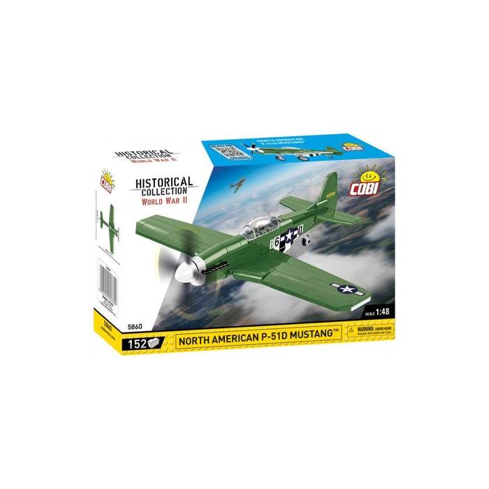 Maquette - cobi - 5860 - p-51d mustang - plastique - à monter soi-même - mixte