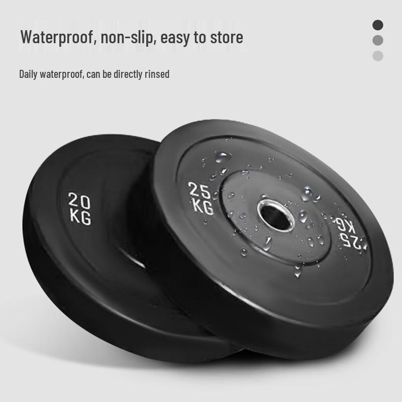 Full Rubber Barbell Weight Plate