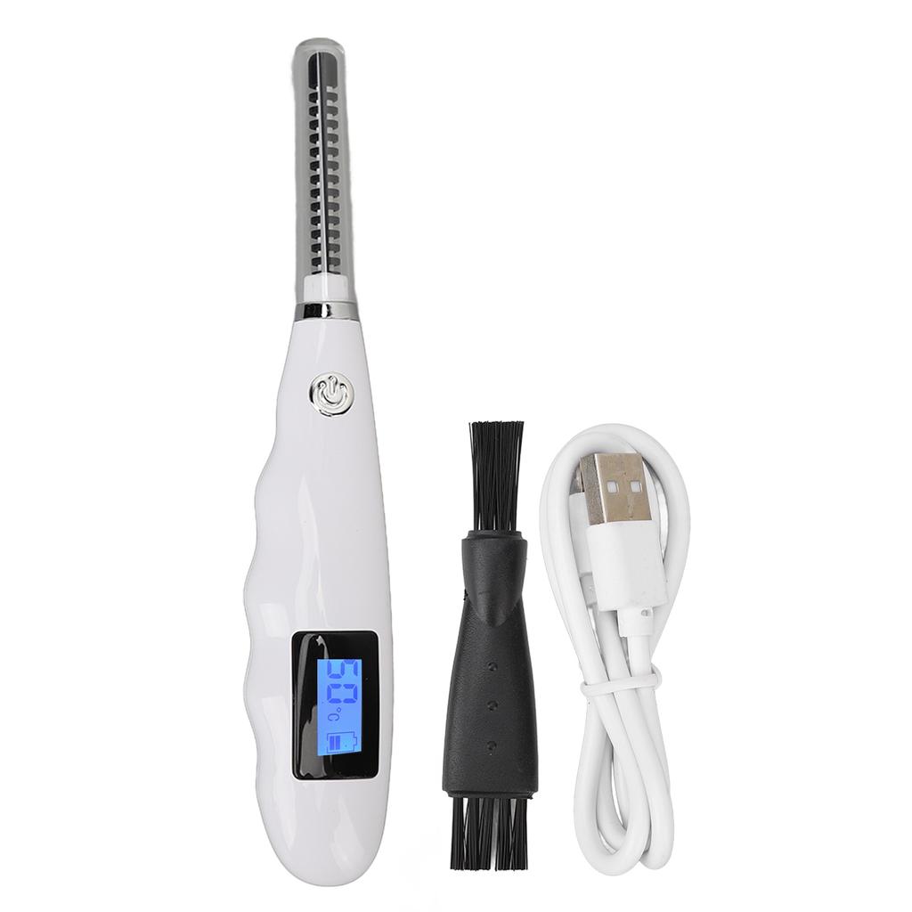 Heated Eyelash Curler Quickly Heating Long Lasting USB Rechargeable Electric Eyelash Curler