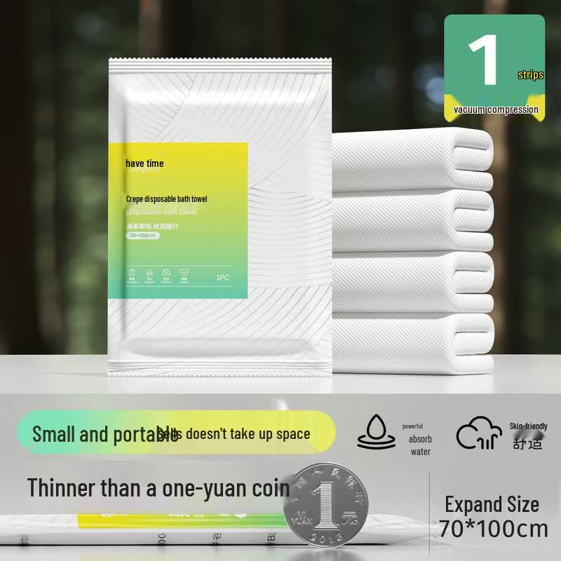 Disposable White Bath Towels